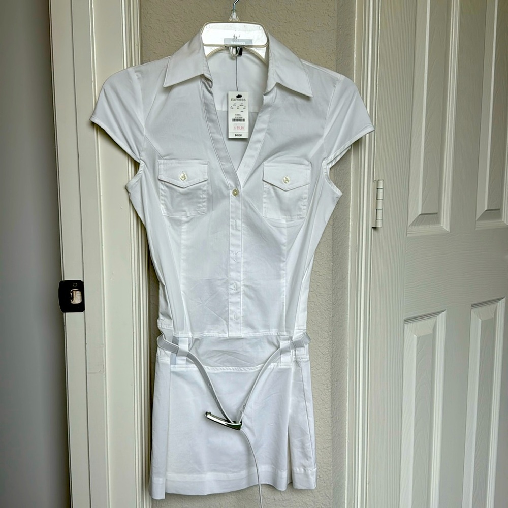 NWT Express Dress - XS white
